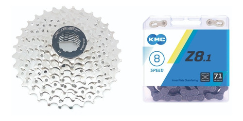 Cassete 8v K7 Mtb 11-32 Corrente Bike 8v Mtb Speed Oferta