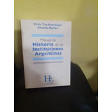 Manual De Historia De Las Instituciones Argentinas 