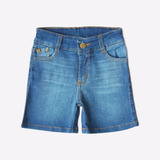 Bermuda Grisino Short Rock Cc - Denim Elastano-g3sz01-zl