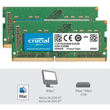 Kit Crucial 32gb(2x16gb)2666mhz iMac 27 19/20 Mac Mini 2018