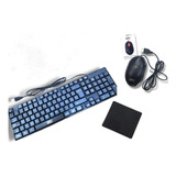 Kit Teclado Y Mouse & Mouse Pad De Mouse Negro Teclado Negro