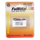 Bateria Fulltotal Para Telefono 2xaaa Con Cable 800mah 2,4v