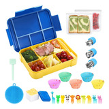 Fiambrera Para Niños Luncheras Escolares Kit Lunch Box 26pcs