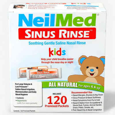 NeilMed Sinus Rinse Kids 120 Sobres Premezclados Lavado Nasal Niños | Meses sin interés