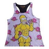 Camiseta Olímpica Gym Fitness Box (homero 01)