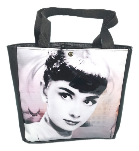 Bolsa Ecologica Cartera Tote Bag Audrey Hepburn Retro 30x30