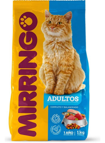 Alimento Seco Mirringo Gato Adulto 1 Kg