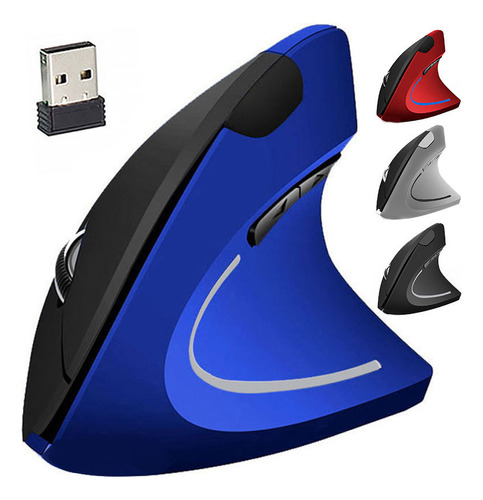 2.4g Mouse Vertical Sem Fio Recarregável Mouse Bluetooth