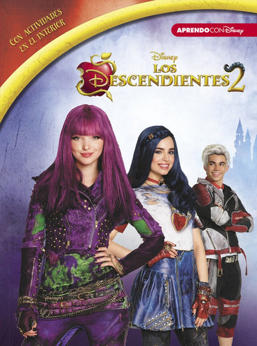 Los Descendientes 2 (leo, Juego Y Aprendo Con Disney), De Disney. Editorial Cliper Plus, Tapa Dura En Español