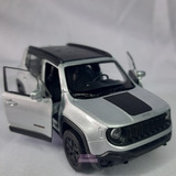 Carrinho De Ferro Miniatura Jeep Renegade Metal Abre A Porta