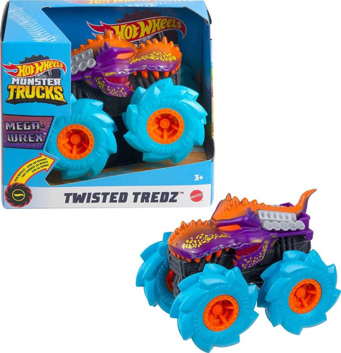 Hot Wheels Monster Trucks Mega Wrex Twisted Tredz Mattel