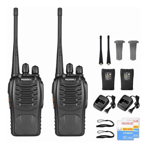 2 Radios  Walkie Talkie   Recargable 16 Canale 1500mah 7km