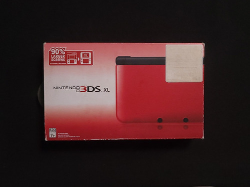 Nintendo 3ds Xl Rojo Con Caja + Juegos