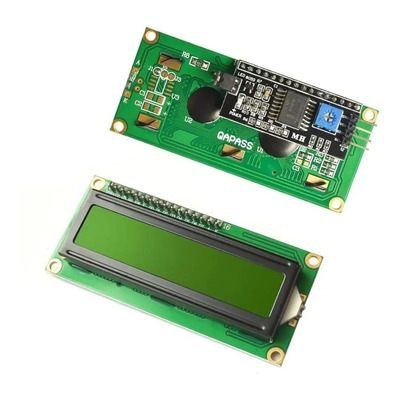 Display Lcd Pantalla 16x2 Con I2c Fondo Verde | Envío gratis