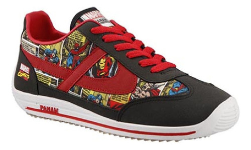 Tenis Panam Estampado De Comic Para Hombre Modelo 60001