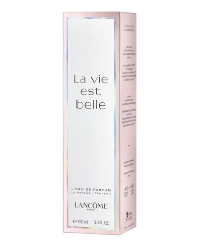 Recarga Para Lancoma La Vie Est Belle 100ml Eau De Parfum