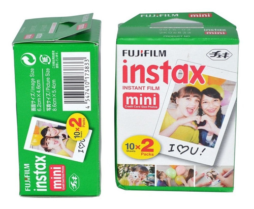 Filme Instax Mini 20 Fotos Fuji