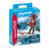Playmobil Special Plus 70598 Pirata Con Balsa Y Tiburon