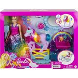 Barbie Dreamtopia Unicornio Arcoiris Original Mattel Cta