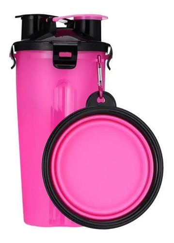Vaso Para Croquetas Y Agua Mascotas Con Tazon Plegable