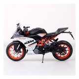 Portamotos Ktm Rc390 En Miniatura De Metal 1/12 2014