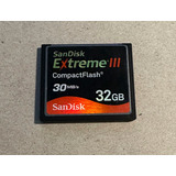 Memoria Compact Flash 32 Gb Sandisk Extreme 3