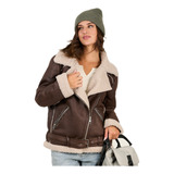 Chaqueta Biker Chiporro Aviadora Mujer Polemic