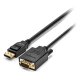 Cable Displayport A Vga Permite 1080p 1.8 Mts. - Kensington Color Negro