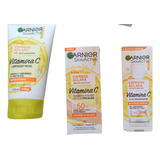 Kit Garnier Aclara Express 3pzas Gel, Serum, Crema Todo En 1