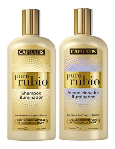 Capilatis Shampoo + Enjuage - Puro Rubio - 420ml