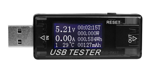 Multimetro Voltimetro Amperimetro Tester Usb 8 En 1