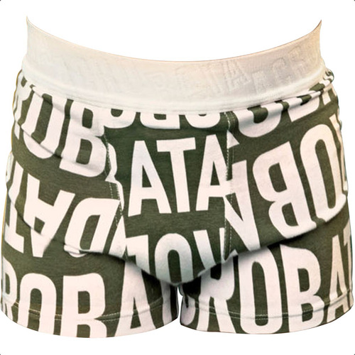 Boxer Junior Acrobata 6074 De Algodón & Lycra Letras