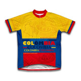Scudopro Colombia Manga Corta Ciclismo Jersey Para Hombre