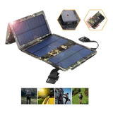  Panel Solar Plegable Cargador Batería Aire Libre Puerto Usb