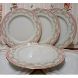 Juego De 6 Platos Playos Tsuji Rococo Imperial Shabby