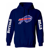 Sudadera Marino Modelo Buffalo Bills  Estampado En Vinil 