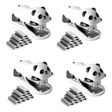 Grapadora De Sobremesa Panda, 4 Unidades, Con Capacidad Para