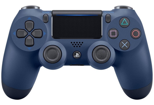 Controle Joystick Sony Playstation Dualshock 4 Midnight Blue