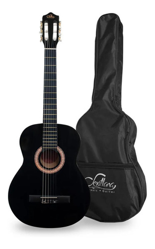 Guitarra Sevillana 30 C/ Funda / Black / 8454