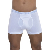 Cueca Zorba Masculina Adulto Algodão Boxer Abertura Intima