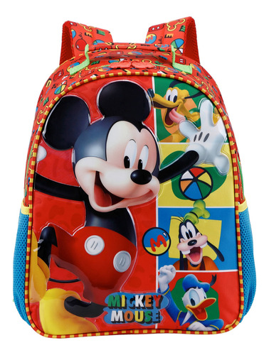 Mochila Escolar Infantil Mickey Mouse R 14 - Xeryus