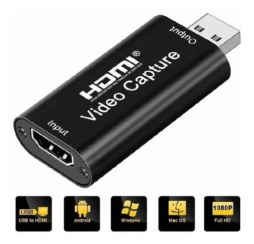 Capturadora De Video Liv Streaming Fhd Hd 1080 Hdmi Usb 4k