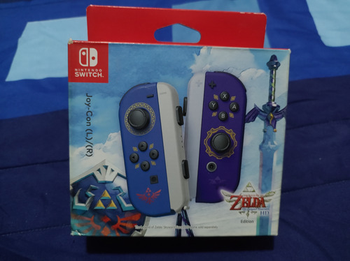 Joycons Zelda Skyward Sword Edition Sellados!