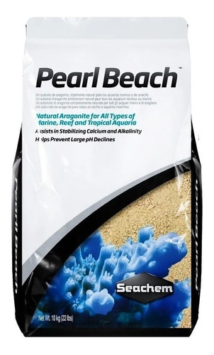 Seachem Aragonita Pearl Beach 3,5kg Sustrato Marino Reef
