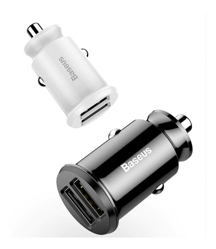 Carregador Veicular Duplo Para iPhone Motorola Galaxy Baseus