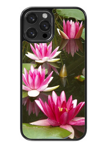 Funda Diseño Para Samsung Flores Sobre El Agua  #7