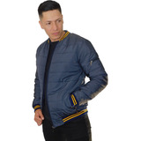 Chaqueta Tipo Bomber Acolchada Cazadora 2 Colores Bolsillo 