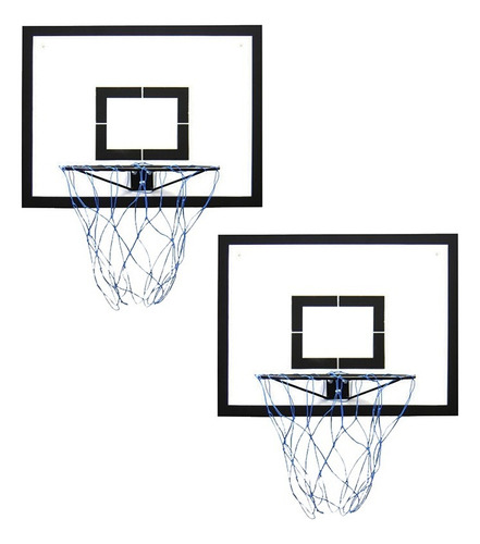 Par Tabela De Basquete Infantil 65x50cm Com Aro E Rede Klopf