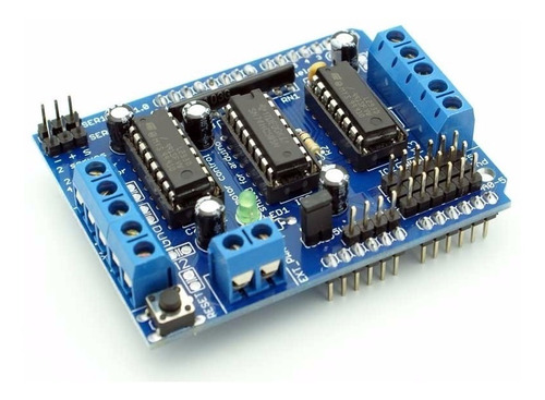 Tarjeta Motor Drive Shield Puente H L293d Para Arduino Pic