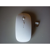 Mouse Blanco Inalámbrico Funciona Perfecto Ideal Manzana